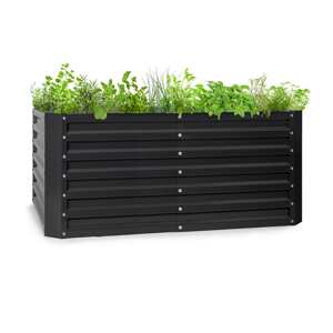 Blumfeldt High Grow Straight, podwyższona grządka, 120 x 60 x 60 cm, 432 l, stal