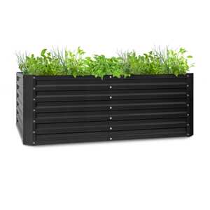 Blumfeldt High Grow Straight, podwyższona grządka, 200 x 60 x 100 cm, 1200 l, stal