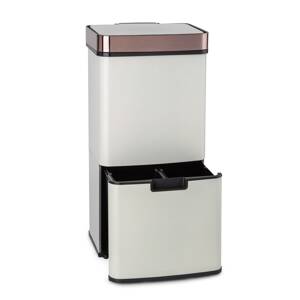 Klarstein Royal Trash Rose Gold, kosz na śmieci z czujnikiem, 72 l, stal szlachetna, różowo-złoty