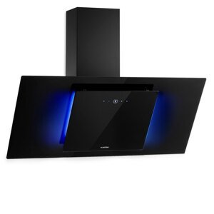 Klarstein Eleonora 90, okap kuchenny, 90 cm, 420 m³/h, panel dotykowy, oświetlenie ambientowe, klasa energetyczna A++