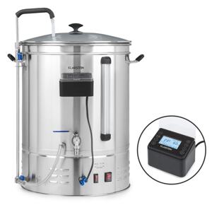 Klarstein Brauheld Pro, kocioł warzelny do produkcji piwa, 3300 W, 70 l, 30–100°C, pompa cyrkulacyjna, stal nierdzewna