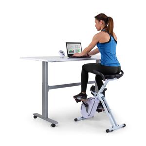 Capital Sports Azura Desk Bike, trenażer domowy, koło zamachowe o wadze 7,5 kg, napęd pasowy