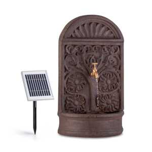 Blumfeldt Blumquell, fontanna solarna, LED, 5 m, kabel, kamień syntetyczny, panel słoneczny
