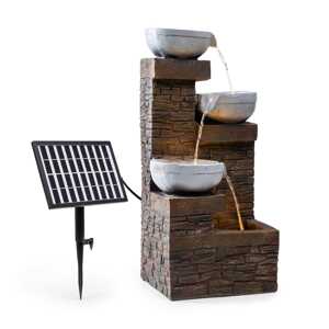 Blumfeldt Fez, fontanna solarna, LED, 34 x 76 x 36 cm , polyresin