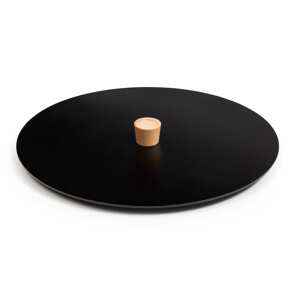 Blumfeldt Firebowl Savage Lid, pokrywa do paleniska ogrodowego, średnica 40 cm, stal, uchwyt drewniany