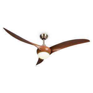 Klarstein Monteverde, wentylator sufitowy z oświetleniem, 132 cm (52"), 8376 m³/h, 3 łopatki