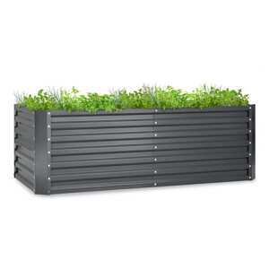 Blumfeldt High Grow Straight, podwyższona grządka, 180 x 60 x 90 cm, 970 l, stal ocynkowana