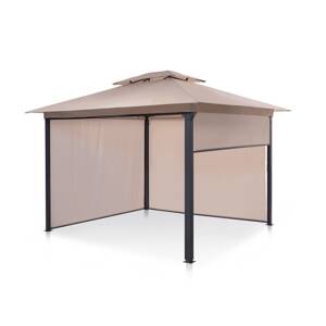 Blumfeldt Grandezza Cortina, altana ogrodowa, pawilon, 3 x 3 m, 4 rolety boczne