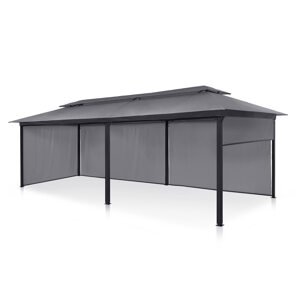 Blumfeldt Grandezza Cortina, altana ogrodowa, pawilon, 3 x 6 m, 4 rolety boczne