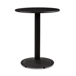 Blumfeldt Patras Pearl, bistro stolik, styl secesyjny, marmur, Ø 60 cm, wysokość 75 cm, żeliwo