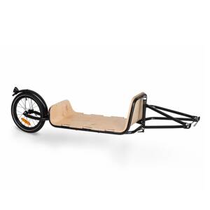 KLARFIT Companion Chaser, przyczepka rowerowa, maks. 30 kg, 16", Multiplex brzoza