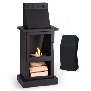 Blumfeldt Fiamme Camino, biokominek, bioetanol, biowkładka ze stali nierdzewnej, 1,15 l, czas palenia: 4 h