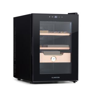 Klarstein El Presidente 37, humidor do cygar, 37 l, 2 szuflady, 1 przegródka z drewna cedrowego
