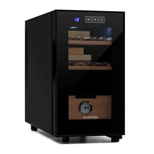Klarstein El Presidente 23, humidor do cygar, 45 W, sterowanie dotykowe, drewno bukowe, 23 l, LED