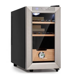 Klarstein El Presidente 23, humidor do cygar, 45 W, sterowanie dotykowe, drewno bukowe, 23 l, LED