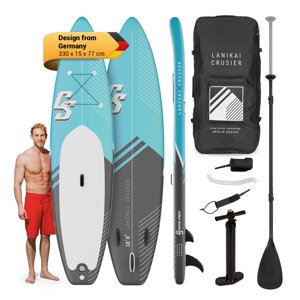 Capital Sports Lanikai Cruiser 10.8, deska do pływania SUP, pompowana, zestaw, 330 x 77 x 15 cm