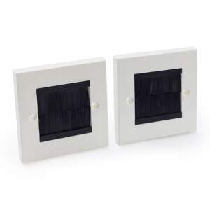 OneConcept Przelotka do kabli, zestaw 2 sztuk, 86 x 86 mm