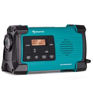 Auna Patagonia DAB+, radio outdoorowe, DAB/DAB+/FM, uchwyt ładujący, USB, SOS alarm, wodoszczelne