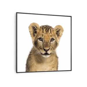 Klarstein Wonderwall Air Art Smart, panel grzewczy na podczerwień, grzejnik, 60 x 60 cm, 350 W, lew