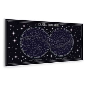 Klarstein Wonderwall Air Art Smart, panel grzewczy na podczerwień, grzejnik, 120 x 60 cm, 700 W, mapa