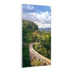 Klarstein Wonderwall Air Art Smart, panel grzewczy na podczerwień, grzejnik, 60 x 120 cm, 700 W, pociąg