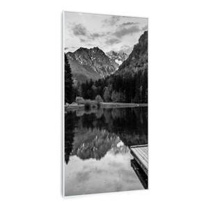 Klarstein Wonderwall Air Art Smart, panel grzewczy na podczerwień, grzejnik, 60 x 120 cm, 700 W, czarno-białe morze