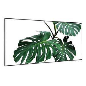Klarstein Wonderwall Air Art Smart, panel grzewczy na podczerwień, grzejnik, 120 x 60 cm, 700 W, zielony liść