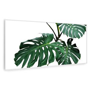 Klarstein Wonderwall Air Art Smart, panel grzewczy na podczerwień, grzejnik, 120 x 60 cm, 700 W, zielony liść