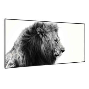 Klarstein Wonderwall Air Art Smart, panel grzewczy na podczerwień, grzejnik, 120 x 60 cm, 700 W, motyw lwa