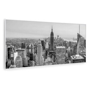 Klarstein Wonderwall Air Art Smart, panel grzewczy na podczerwień, grzejnik, 120 x 60 cm, 700 W, motyw Nowego Jorku