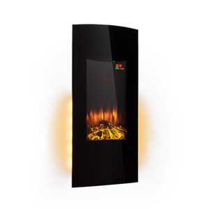 Klarstein Lamington, kominek elektryczny, 2000 W, LED ogień, termowentylator, timer, oświetlenie