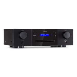 Auna CD-1000 DG, odtwarzacz CD, USB, MP3, pilot zdalnego sterowania, wyświetlacz LED, aluminium