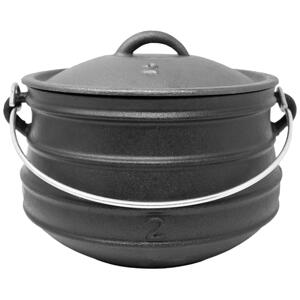 Klarstein Beefalo, kociołek żeliwny, garnek, rozmiar M, okrągły, pokrywka, 6 l
