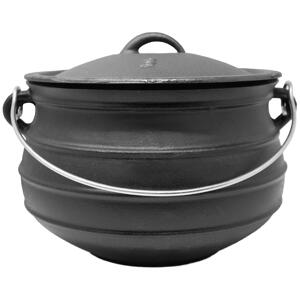 Klarstein Beefalo, kociołek żeliwny, garnek, rozmiar L, okrągły, pokrywka, 8 l