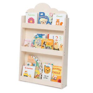Mobli Cuckoo Natural Haus, regał na książki, metoda Montessori, Multiplex, 60 x 95 x 13 cm