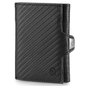 Slimpuro TRYO Slim Wallet, portfel, 5 kart, kieszonka na monety, 9,2 x 2,2 x 7,5 cm (szer. x wys. x gł.), ochrona RFID