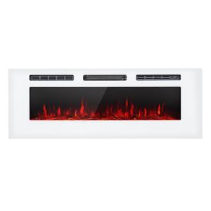Klarstein Galeras, elektryczny naścienny kominek do zabudowy, 1800 W, LED, 3 kolory, timer
