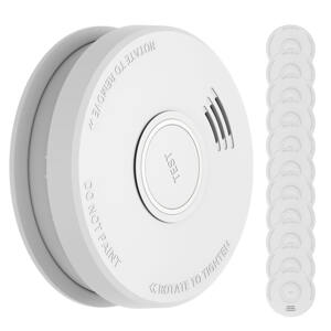 SHD by oneConcept DOF19, czujnik dymu, plastik, sygnał ostrzegawczy: 85 dB, zasilanie bateryjne 9 V