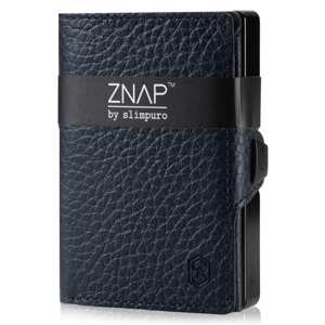 Slimpuro ZNAP, płaski portfel na 8 kart, kieszonka na monety, 8,9 x 1,5 x 6,3 cm (szer x wys. x gł.), ochrona RFID