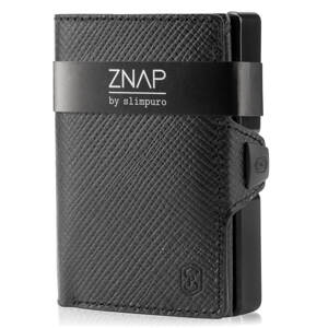 Slimpuro ZNAP, cienki portfel, 8 kart, kieszonka na monety, 8,9 x 1,5 x 6,3 cm (szer. x wys. x gł.), ochrona RFID