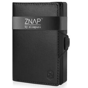 Slimpuro ZNAP, płaski portfel na 8 kart, kieszonka na monety, 8,9 x 1,5 x 6,3 cm (szer x wys. x gł.), ochrona RFID