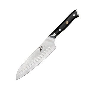 Zelite Infinity by Klarstein Alpha-Royal Japanese, nóż Santoku, 7", stal damasceńska