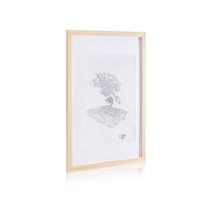Casa Chic Kenton, ramka na zdjęcia, prostokątna, 70 x 50 cm, passe-partout, pleksiglas
