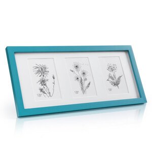 Casa Chic Moorgate, ramka na 3 zdjęcia, 15 x 10 cm, passe-partout, drewno