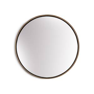 Casa Chic Fournier Lustro ścienne z metalową ramą okrągłe Ø 40 cm