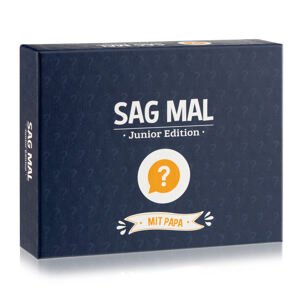 Spielehelden Sag mal... Papa - Junior Edition/Powiedz... ojciec i dziecko, gra towarzyska, 100+ pytań, liczba graczy: 2+, wiek: od 8 lat, język niemiecki