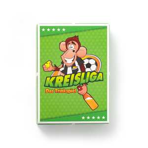 Spielehelden Kreisliga/Liga Okręgowa, gra alkoholowa, piłka nożna, 55 kart, format kieszonkowy, język niemiecki