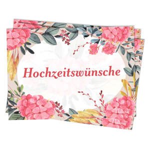 Spielehelden Hochzeitswünsche/Kartki z życzeniami ślubnymi, 50 szt., A6, 300 g/m², prezent ślubny, język niemiecki