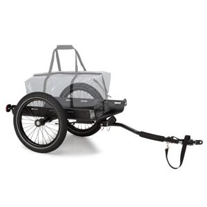 KLARFIT Companion Travel, przyczepka rowerowa, 40 kg, przyczepka transportowa, czarna/drewniana