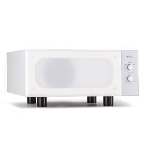 Auna Line 501 Slim, subwoofer, Bass Reflex, pasywny, 80 W RMS, 50 - 100 Hz, 4 Ohm